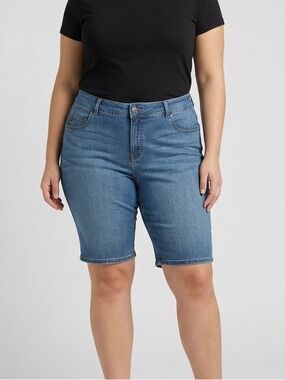 😍SHOW SPECIAL Riders by Lee Denim Walking Shorts Size 20W